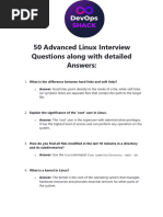 Advanced Linux Interview Questions & Answers