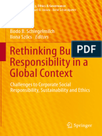 Rethinking Business Responsibility in A Global Context - Challenges To Corporate Social Responsibility, Sustainability and Ethics