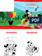 Libro Actividades Minnie y Mickey