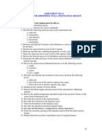 LAB Anterior Abdominal Wall & Inguinal Region