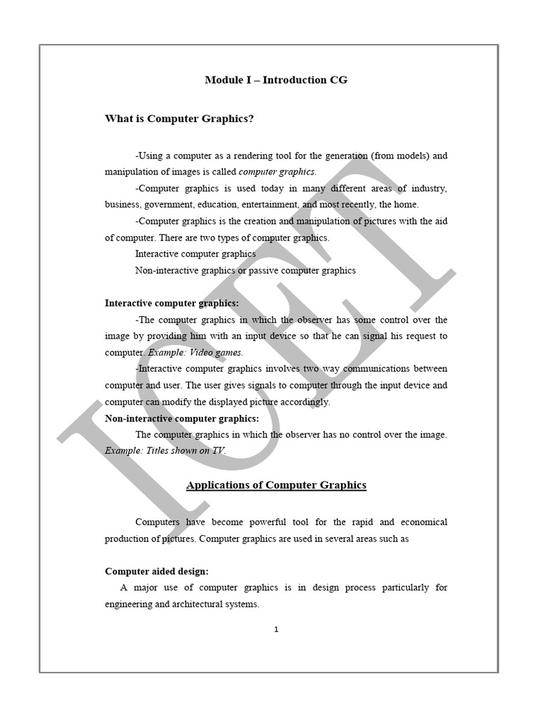 Unit 1 graphics pdf liquid crystal display computer graphics