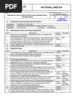 CL-NG-6460-002-064 Checklist For OC & Earth Fault Prot Relay Rev01