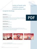 Treatment Planning of Teeth With Compromised Clinical Crowns Endodontic, Reconstructive, and Surgical Strategy