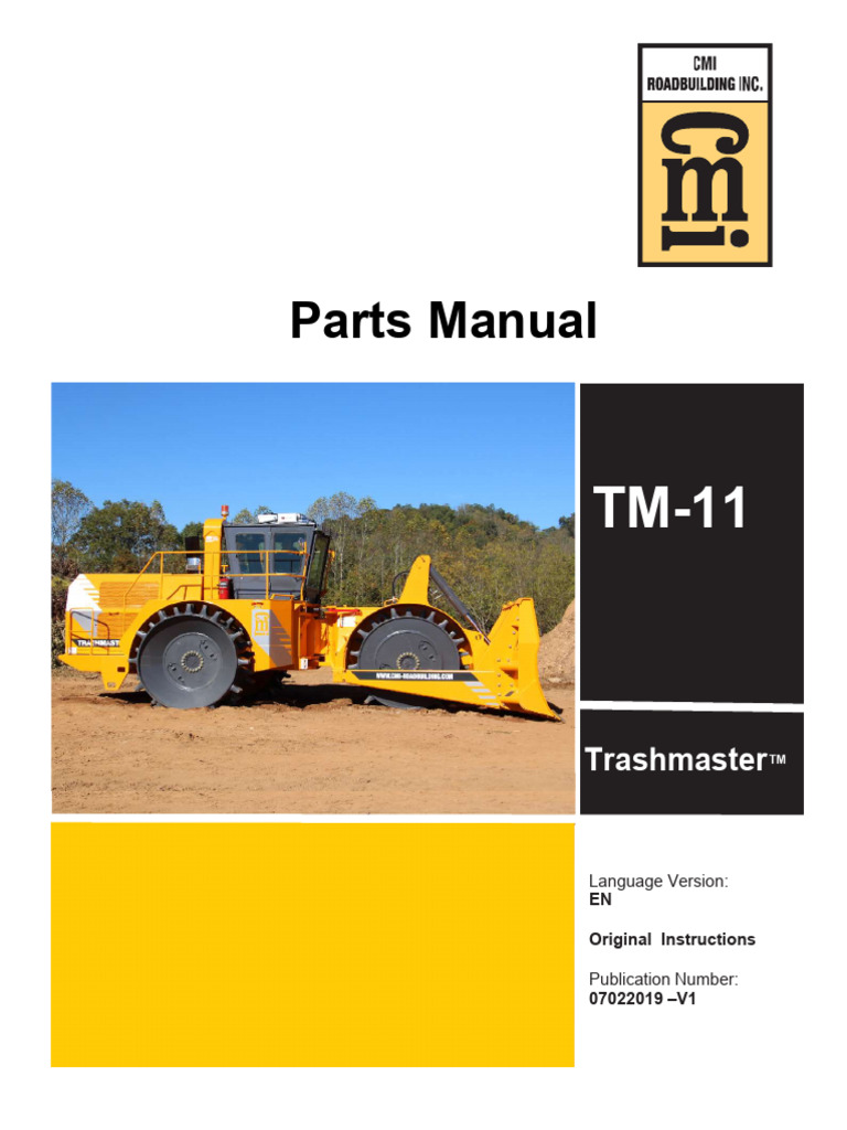 TM-11 - Parts Manual - MASTER - v1PDF | PDF