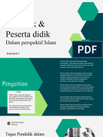 Pendidik Dan Peserta Didik