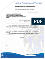 OFICIO Nº1944 Trabajos Realizados en La Rinconada