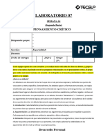 Laboratorio 07 - Pensamiento Crítico Parte 2