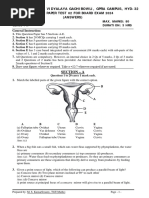 Science Class X Sample Paper Test 02 For Board Exam 2024 Answers