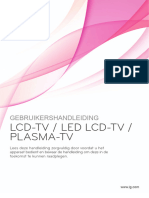LCD-TV / Led LCD-TV / Plasma-Tv: Gebruikershandleiding
