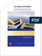 Avanti Italian 4th Edition