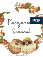 Planejamento Semanal