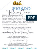 Obrigado pela sua compra - Cartão Agradecimento (3)