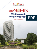 SALIHIN Malaysia Budget 2024 Bulletin