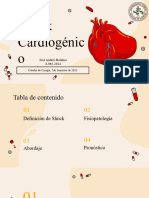 Shock Cardiogénico Por Univ. José Andrés Bolaños 8-965-2014