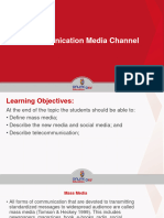Week 017-Presentation Communication Media Channel