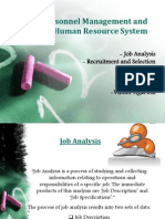 Personnel Management and Human Resource System