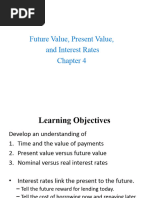 Chapter Four: Future Value, Present Value, and Interest Rates