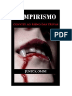 VAMPIRISMO: Convite Ao Reino Das Trevas