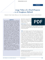 Eduardo & Taise - Novo - Yield and Forage Value of A Dual-Purpose Bmr-12 Sorghum Hybrid