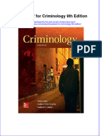Looseleaf For Criminology 9th Edition