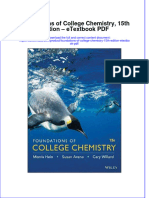 Foundations of College Chemistry 15th Edition Etextbook PDF