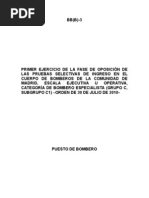 Examen Bombero Comunidad de Madrid 2011