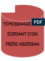 Témoignage Dun Frère Nigeria
