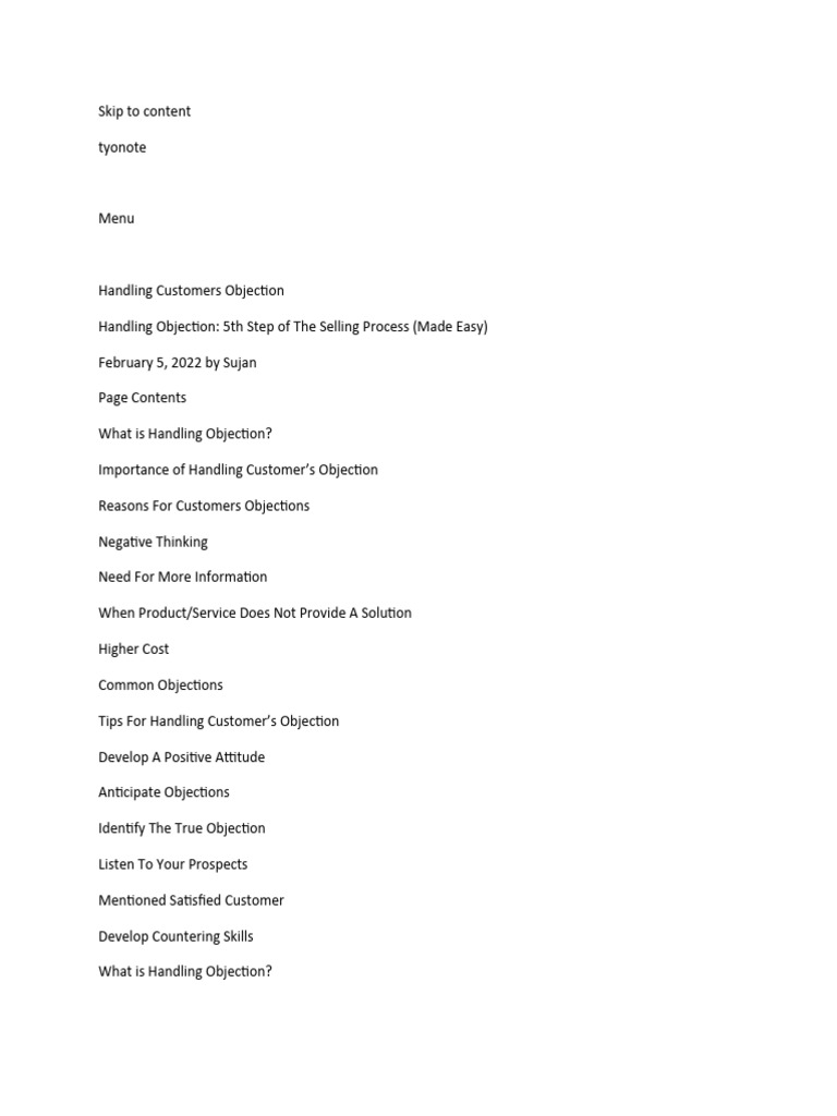 Sales Customer Database Examples