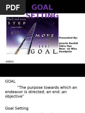 Goal Setting