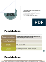 Critical Appraisal-Anemia As A Risk Factor For Tuberculosis