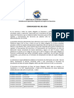 Comunicado No 001-016