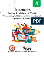 Math4 q2 Mod12 Visualizeadditionandsubtructionofdissimilarfraction v2