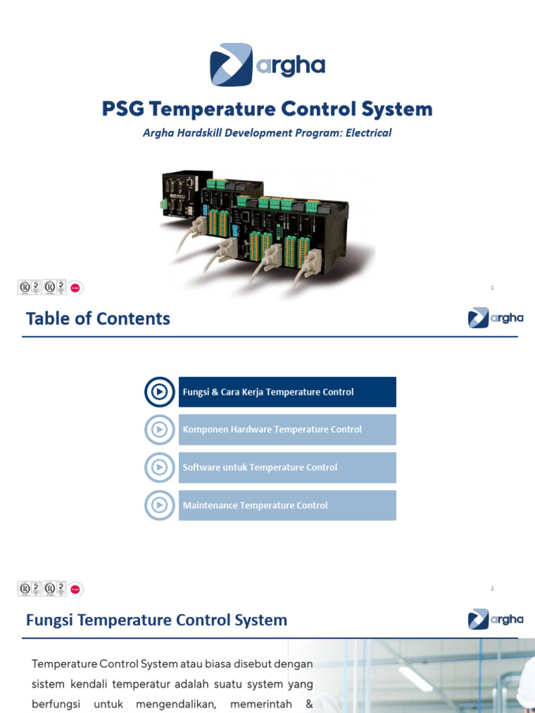 Temperature Control System Guide | PDF