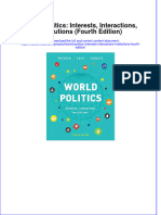 World Politics Interests Interactions Institutions Fourth Edition