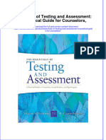 Essentials of Testing and Assessment A Practical Guide For Counselors
