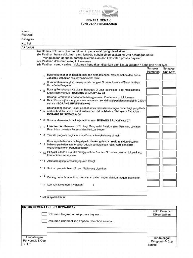 Tuntutan Perjalanan | PDF