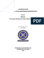 Laporan Akhir - Magang - Studi Independen Bersertifikat - Kiki Andri Sepriansyah As - 2003511002 - Bertani Untuk Negeri