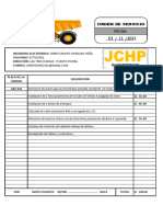 Orden de Servicio JCHP 1