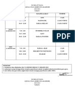 Jadual Pelaksanaan Uasa