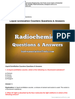 Liquid Scintillation Counters Questions Answers