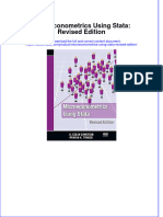 Microeconometrics Using Stata Revised Edition