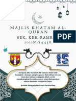 Buku Program Majlis Khatam Al-Quran