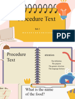 Procedure Text Fix