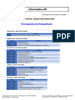 Informativo 29 Cronograma Da Competicao