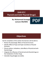 Unit 1 Thyroid and Antithyroid Drugs Pharmacy-II