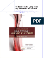 Mosbys Textbook For Long Term Care Nursing Assistants 8th Edition