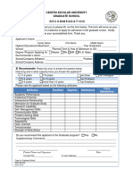 Gs Recommendation Forms