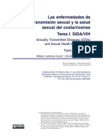 Las Enfermedades de Transmisión Sexual y La Salud Sexual Del Costarricense Tema I. Sida/Vih