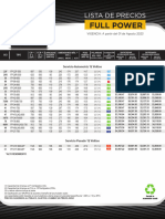 Lista de Precios Full Power