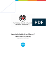 Xero Help Guide User Manual Definition Dictionary